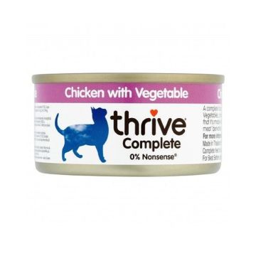 Thrive Complete Cat Chicken w/ Vegetable Wet Food - 75g - Pack of 12pcs