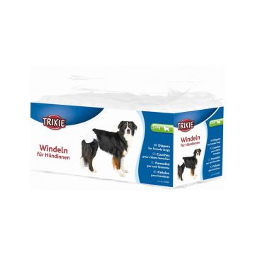 Trixie Diapers for Female Dogs - Small-Medium - 12 pcs