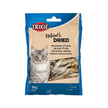 Trixie Natural and Dried Anchovy Fishes Cat Treat - 50 g