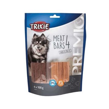Trixie Premio 4 Meat Bars Dog Treats - 4 x 100g