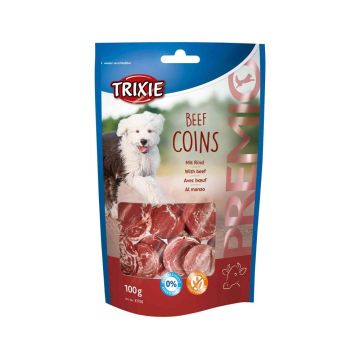Trixie Premio Beef Coins Dog Treats - 100g