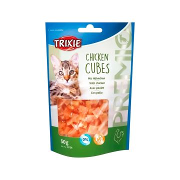 Trixie Premio Chicken Cubes with Chicken Cat Treat - 50 g