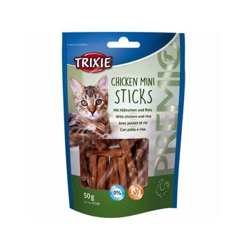 Trixie Premio Chicken Mini Sticks Cat Treats - 50 g