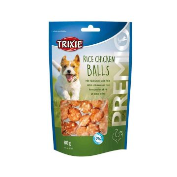 Trixie Premio Rice Chicken Balls Dog Treats - 80g