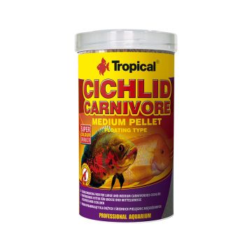 Tropical Cichlid Carnivore Medium Pellet, 180g