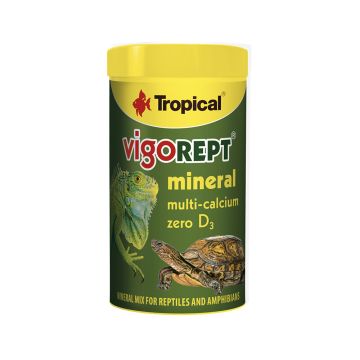 Tropical Vigorept Mineral Mix for Reptiles & Amphibians - 100ml/60g