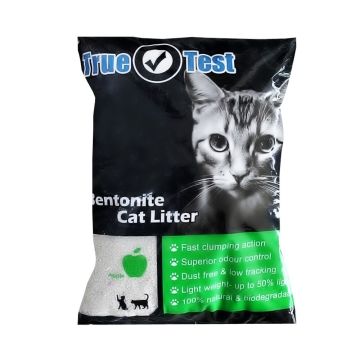 True Test Bentonite Apple Scented Cat Litter - 10 L