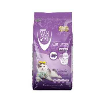 Van Cat Lavander Perfumed Clumping Cat Litter - 20 kg