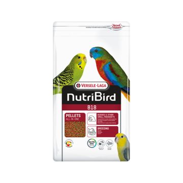 طعام نوتري بيرد لتربية طيور البادجي وببغاوات البراكيت B18 من فيرسيل لاغا - 3 كغم
