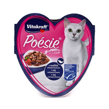 Vitakraft Poesie - Sauce Pollack with Pasta & Tomatoes Wet Cat Food - 85g