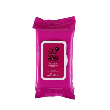 Wags & Wiggles Polish Multipurpose Wipes for Dogs, 100 count