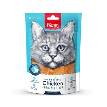 Wanpy Chicken Jerky Bites Cat Treat - 80 g