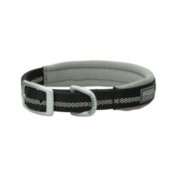 Weaver Pet Terrain Reflective Neoprene Lined Dog Collar - Black - 23 inch