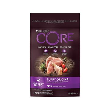 Wellness CORE Grain Free Turkey with Chicken Recipe Dry Puppy Food, 1.54 Kg