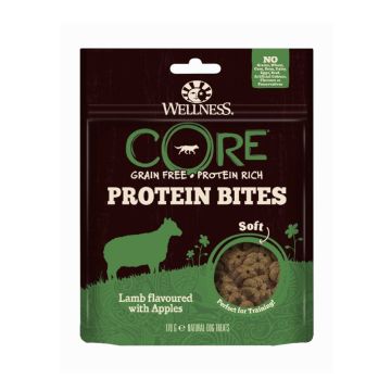 Wellness CORE Protein Bites Soft Lamb Flavored with Apples Dog Treat - 170 g