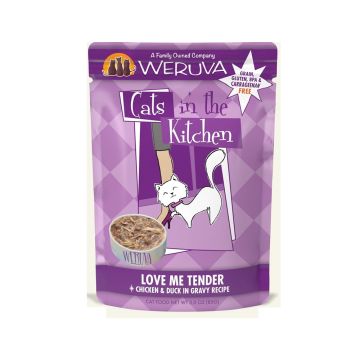 weruva-love-me-tender-chicken-duck-in-gravy-cat-food-pouches-3oz-x-pack-of-12