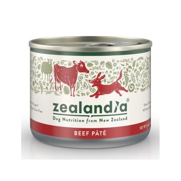 Zealandia Delux Beef Pate Adult Dog Canned Food - 185 g