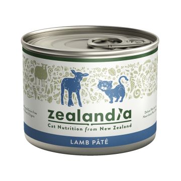 طعام للقطط بباتيه لحم الضأن من زيلانديا ، 185 جرام