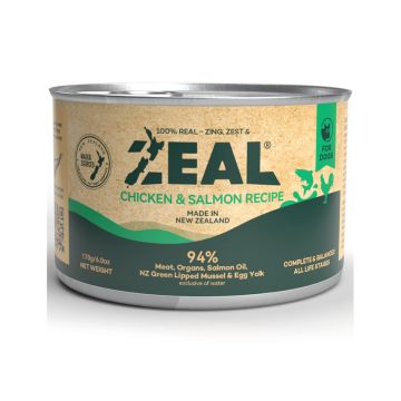 Zeal Grain Free Chicken and Salmon Recipe Canned Dog Food - 170 g