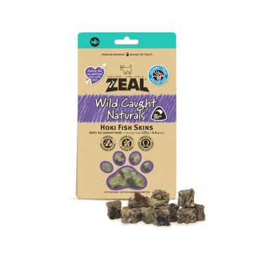 Zeal Hoki Fish Skins Dog Treats - 125 g