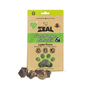 Zeal Freeze Dried Lamb Puffs Treat for Dogs - 85 g 