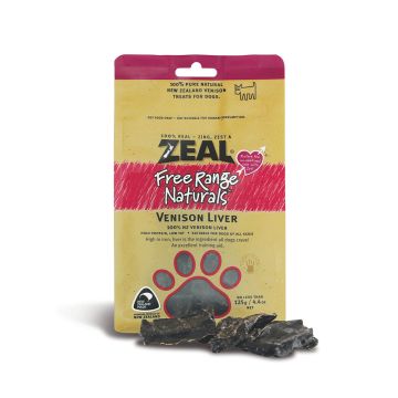 ZEAL Vension Liver Dog Treats - 125g