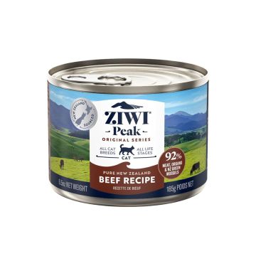 طعام معلب للقطط باللحم البقري من زيوي بيك ، 185 جرام