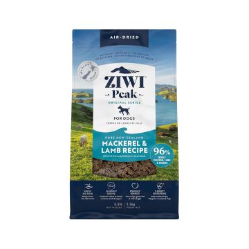 Ziwi Peak Air Dried Mackerel and Lamb Recipe Dry Dog Food - 2.5 Kg