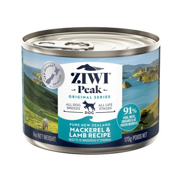 Ziwi Peak Mackerel and Lamb Recipe Canned Dog Food - 170 g