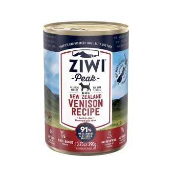 Ziwi Peak Venison Recipe Wet Dog Food - 390g