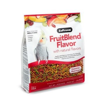 Zupreem FruitBlend Flavor with Natural Flavors for Medium Birds, 2 Lb