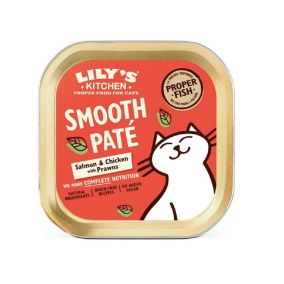 Lily's Kitchen Salmon & Chicken Pate Wet Cat Food - 85g - Pack of 12