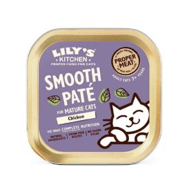 Lily's Kitchen Chicken Pate For Mature Cats Wet Food - 85g - Pack of 12