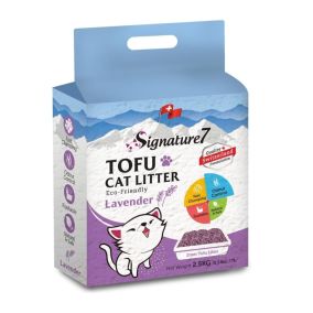 Signature7 Lavender Tofu Cat Litter - 2.5 kg