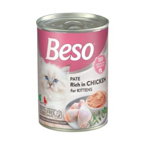 Beso Pate Rich in Chicken Canned Kitten Food - 400 g