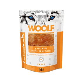 Woolf Chicken with Seafood Dog and Cat Treat - 100 g