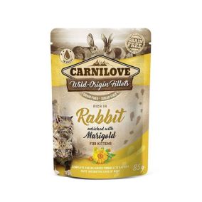 Carnilove Rich in Rabbit enriched with Marigold Wet Kitten Food - 85 g