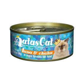 Aatas Cat Tantalizing Tuna and Okaka in Aspic Formula Canned Cat Food - 80 g