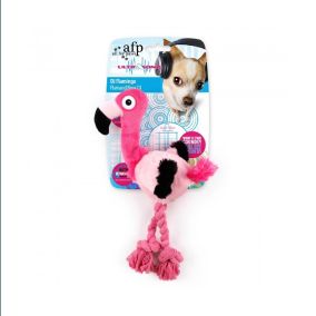 All for Paws Ultrasonic DJ Flamingo Dog Toy