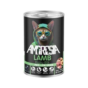 Ambrosia Lamb with Pate Adult Canned Cat Food - 400 g