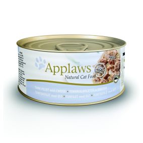 Applaws Tuna Fillet with Cheese Canned Cat Food - 70 g - Pack of 24