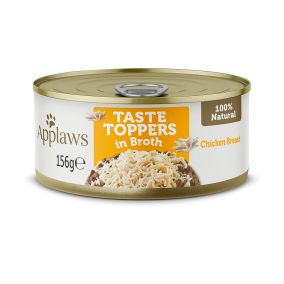 Applaws Taste Toppers Chicken Breast in Broth Canned Dog Food - 156 g - Pack of 12