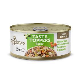 Applaws Taste Toppers Chicken with Lamb Stew with Carrots Courgette and Sweet Potato Canned Dog Food - 156 g