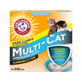 Arm & Hammer Unscented Multi-Cat Clumping Cat Litter - 9.07 Kg