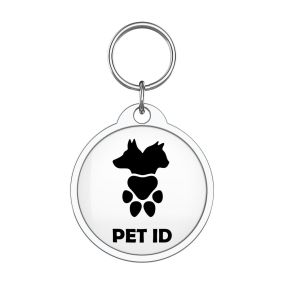 Bark Badge White Fun Badge for Pets