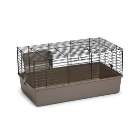 Beeztees Rabbits Cage Baldo Mocha, 120L x 59W x 46H cm