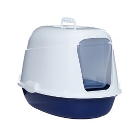 Bergamo Toilet Pretty Mix Cat Litter Box - Blue