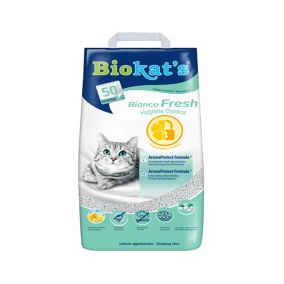 Biokats Bianco Fresh Cat Litter Hygiene Control Cat Litter - 10 Kg