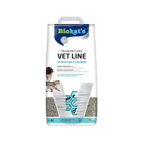 Biokat's Diamond Care Vet Line Attracting & Calming Cat Litter - 8 Liter