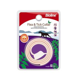 Bioline Eucalyptus Extract Flea and Tick Collar for Dogs - 60 cm